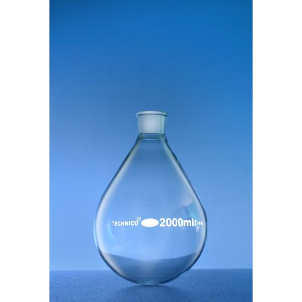 Flasks Pear Shape Suitable for Rotary Evaporators with Ground Socket 100 ML Ground Joint 24:29